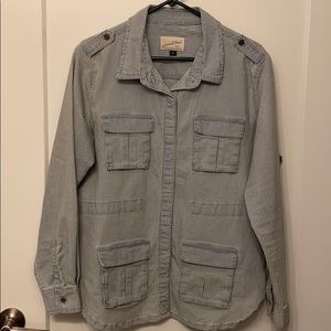 Universal Thread striped utility jacket